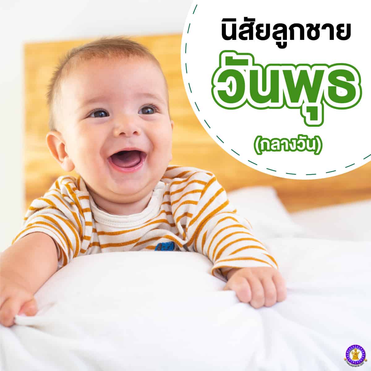 นิสัยของลูกชาย วันพุธ(กลางวัน) นิสัยลูกชายเกิดวันพุธ กลางวัน