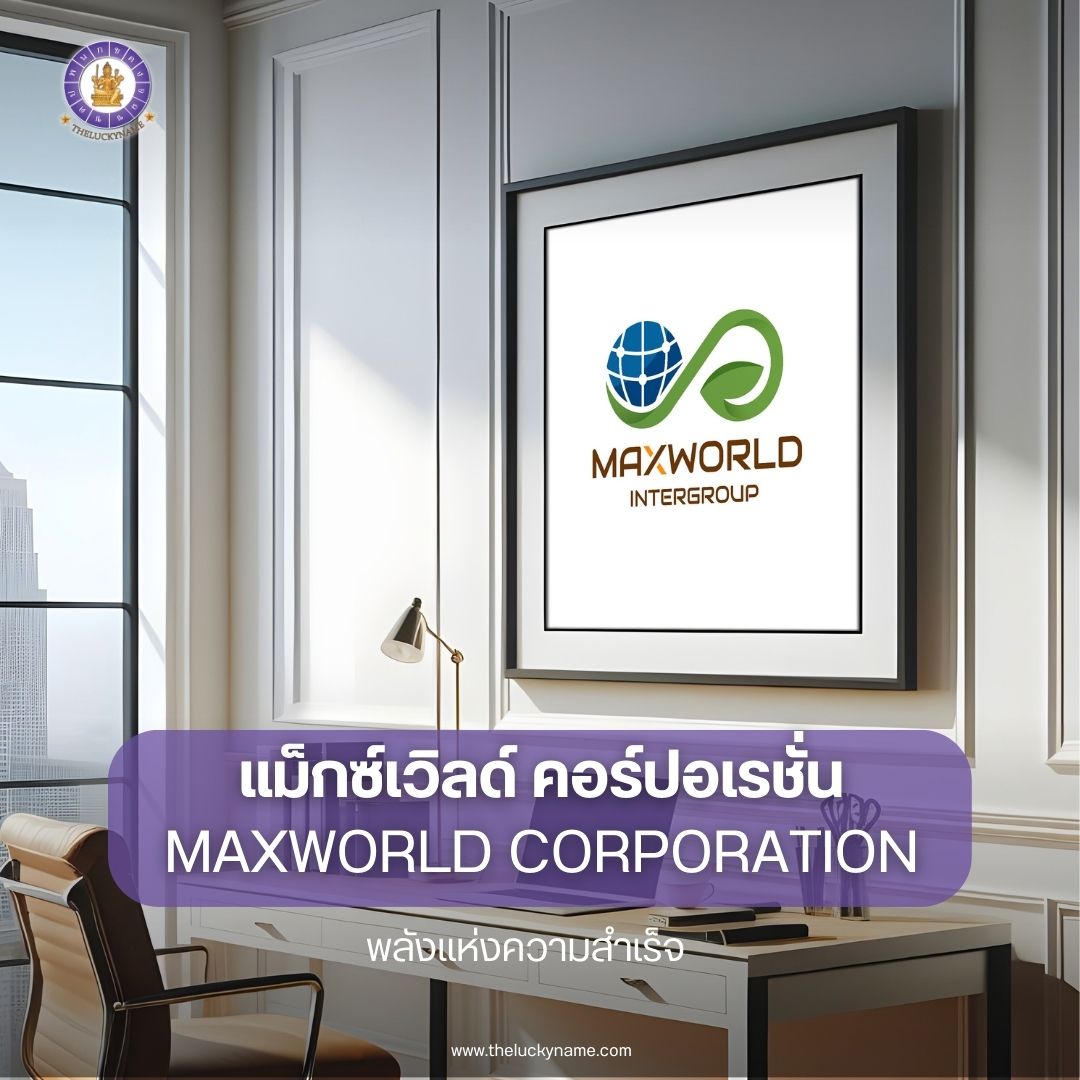 ตั้งชื่อบริษัทIT MAXWORLD CORPORATION