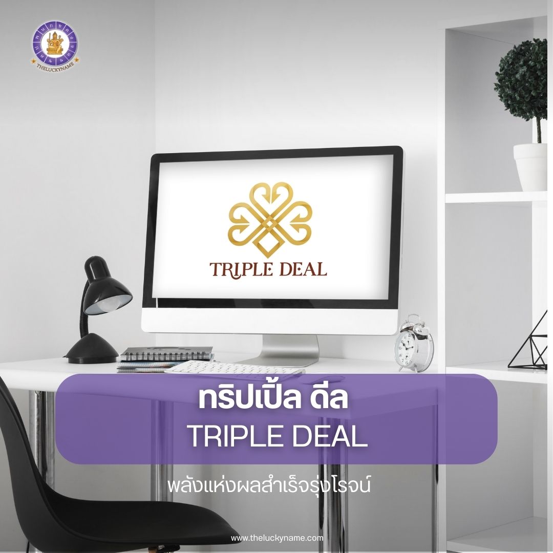 ตั้งชื่อบริษัทIT TRIPLE DEAL