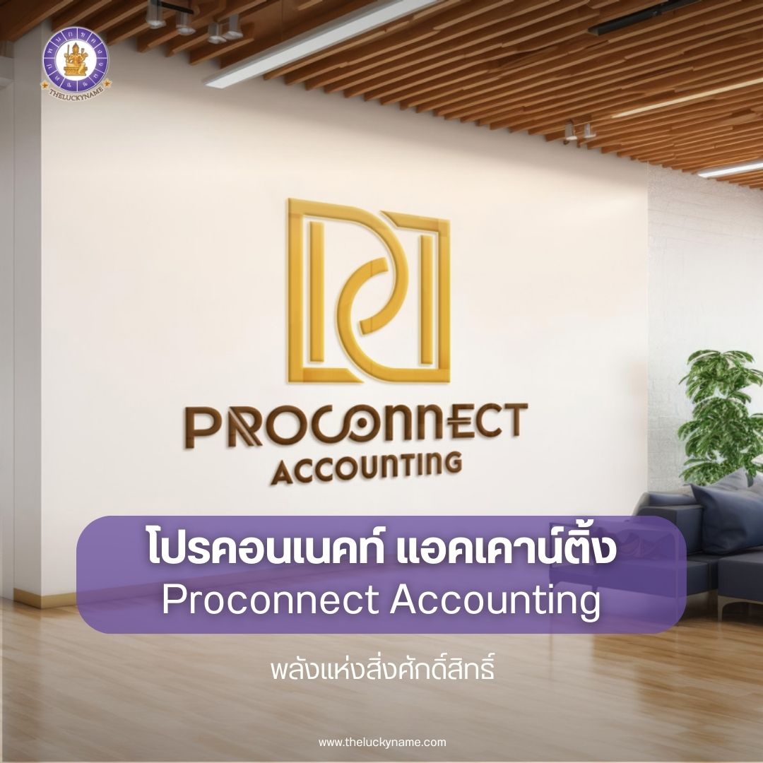 ตั้งชื่อบริษัทบัญชี Proconnect Accounting