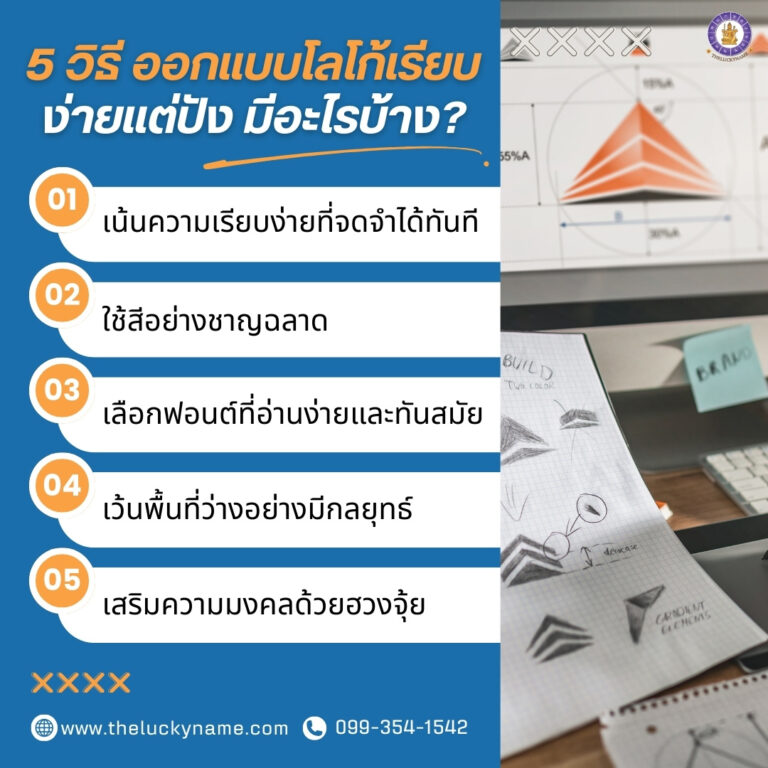 5 วิธีออกแบบโลโก้เรียบง่ายแต่ปัง มีอะไรบ้าง