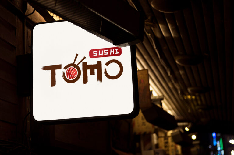 โลโก้ร้านอาหารญี่ปุ่น-ซูชิโทโมะ